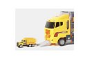 Set de camion de marfă - 6 mașinuțe și utilaje de construcții