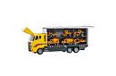 Set de camion de marfă - 6 mașinuțe și utilaje de construcții