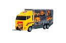 Set de camion de marfă - 6 mașinuțe și utilaje de construcții