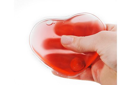 Încălzitor de mâini și corp reutilizabil din gel - Inimă