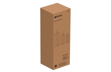 Set mare de trei felinare aurii (63, 49, 38 cm) pentru lumânări și decorațiuni