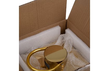 Set mare de trei felinare aurii (63, 49, 38 cm) pentru lumânări și decorațiuni