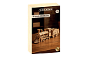 3D puzzle din lemn - Locomotivă cu abur cu tender