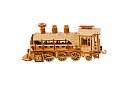 3D puzzle din lemn - Locomotivă cu abur cu tender
