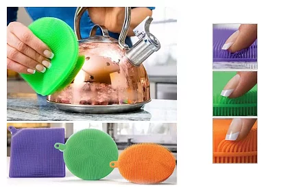 Burete din silicon pentru vase - 3 bucăți