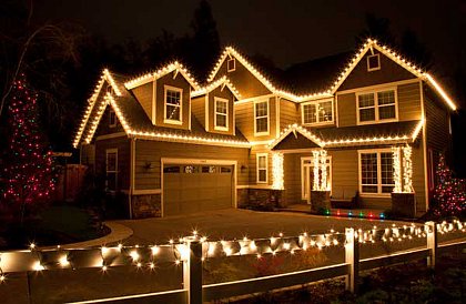 Instalaţie de iluminat e Crăciun cu LED - O instalaţie luminoasă de efect - 50 metri