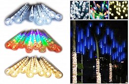 Ţurţuri luminoşi cu LED– 3 culori – 30 cm