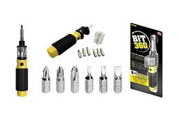 Şurubelniţă 360° cu biţi rapid detaşabili