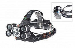 Lanternă frontală LED BR – 5000, cu zoom
