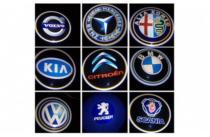 Proiector LED de logo marcă automobil