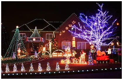 Instalaţie de iluminat e Crăciun cu LED - O instalaţie luminoasă de efect - 10 metri