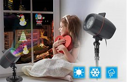 Proiector de Crăciun, cu bluetooth – imagini colorate