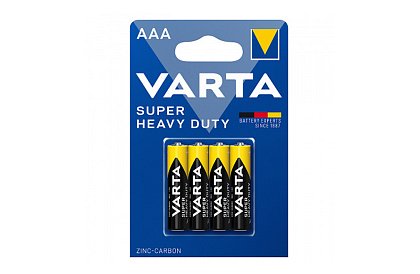 Bateriile Varta AAA – Superlife - blister 4 buc.