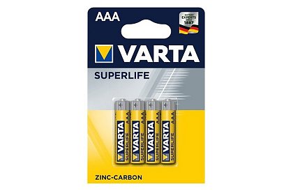 Bateriile Varta AAA – Superlife - blister 4 buc.