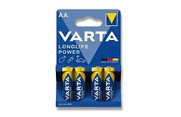 Bateriile Varta AA – Longlife Power - blister 4 buc.