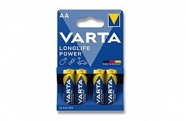Bateriile Varta AA – Longlife Power - blister 4 buc.