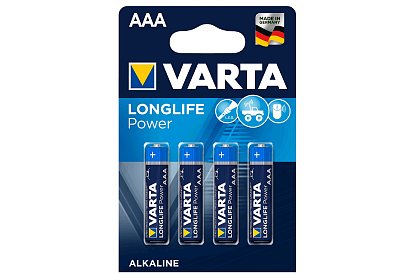 Bateriile Varta AAA – Longlife Power - blister 4 buc.
