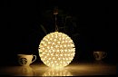 Bilă luminoasă LED suspendată, de Crăciun - diametru 13 cm