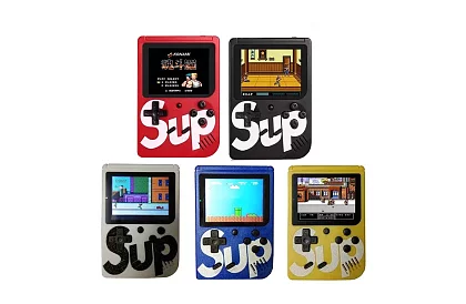 Consolă manuală de jocuri GameBox 400 în 1