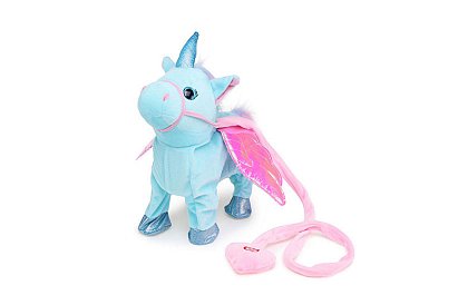 Unicorn de pluș Unicorn Roxy, care cântă și se mișcă