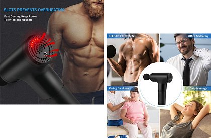 Fascial Gun – Pistol de masaj pentru relaxarea  mușchilor întregului corp