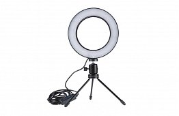 Lampă circulară LED, pentru streameri și youtuberi - 16 cm