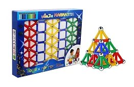 Joc modular magnetic Magnastix - 157 piese