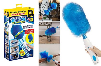 Perie electrică rotativă, ștergător de praf – Spin Duster