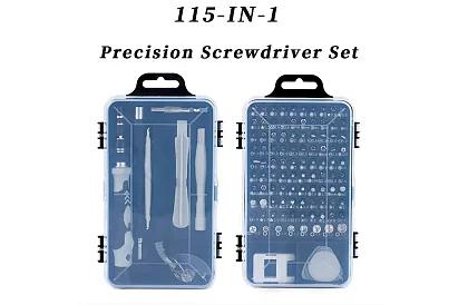 Set 115 buc. de biți și scule – pentru reparații la dispozitive inteligente