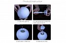 Difuzor de arome - lampă Lună, cu ultrasunet