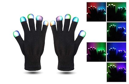 Party Gloves - Mănuși cu vârfuri LED