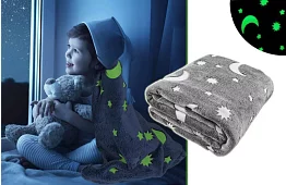 Pătură luminoasă cu microfibre - Soft Dreams - 100x150cm