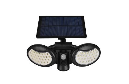 ENTAC - Lampă solară 56 LED-uri 10W, cu senzor de mișcare