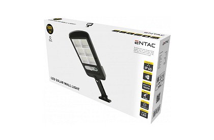 ENTAC - Lampă solară 120 LED-uri 5W, cu senzor de mișcare
