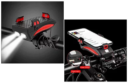 Lanternă de bicicletă BikerPro - 4 în 1