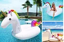 Șezlong gonflabil - Unicorn uriaș, 2 metri