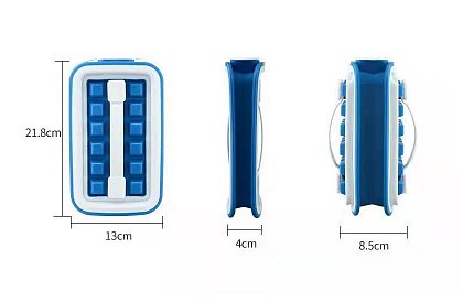 Dispozitiv portabil pentru preparat gheață - cu sticlă de apă - 2 în 1