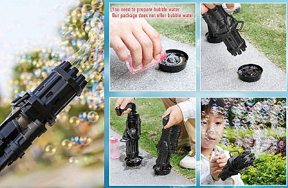 Bubble gun – Pistol cu bule de săpun