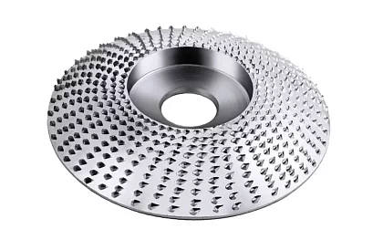 Rașpel rotativ curbat, pentru polizoare unghiulare - 125 x 16 mm