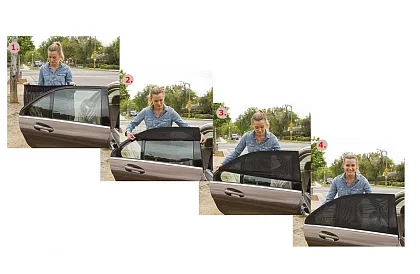 Parasolare universale pentru geamurile laterale ale mașinii