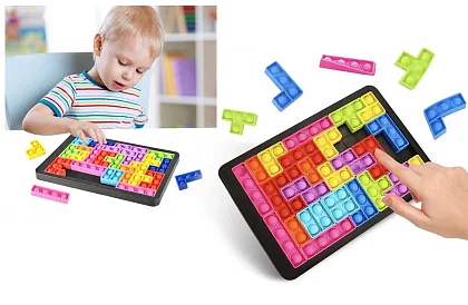 Joc modular anti-stres POP IT – TETRIS