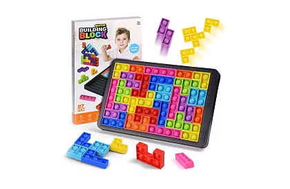 Joc modular anti-stres POP IT – TETRIS