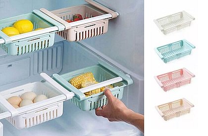 Cutii reglabile pentru frigider - set de 3 bucăți