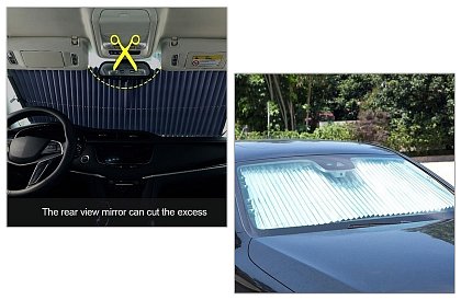 Parasolar pentru parbrizul mașinii - Car windshield sunshade