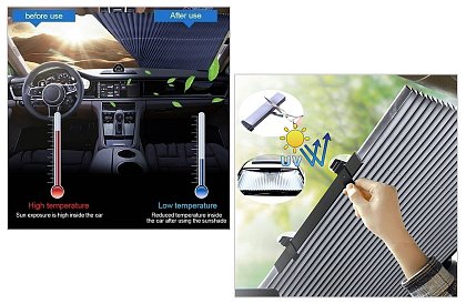 Parasolar pentru parbrizul mașinii - Car windshield sunshade