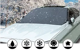 Parasolar auto magnetic - vă protejează mașina de zăpadă și soare