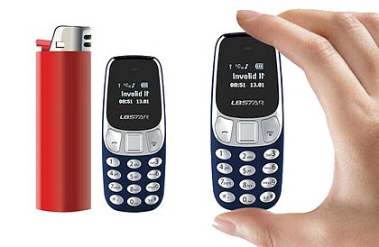 Telefon mobil miniatural L8STAR - Cel mai mic din lume