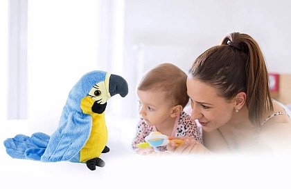 Papagal interactiv vorbitor - Talking Parrot