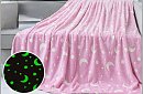 Pătură luminoasă cu microfibre - Soft Dreams - 100x150cm - Roz