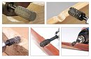 Set de pile rotative pentru prelucrarea lemnului